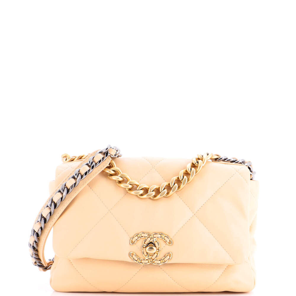 Chanel 19 Flap Bag Quilted Leather #256629C48B